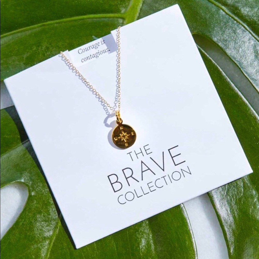 NWT Brave Collection Compass Necklace
